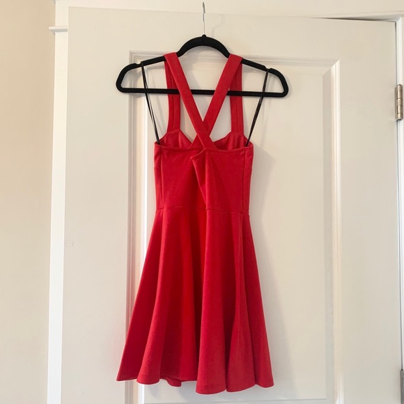 Forever 21 Red Fit & Flare Dress - Picture 4 of 9